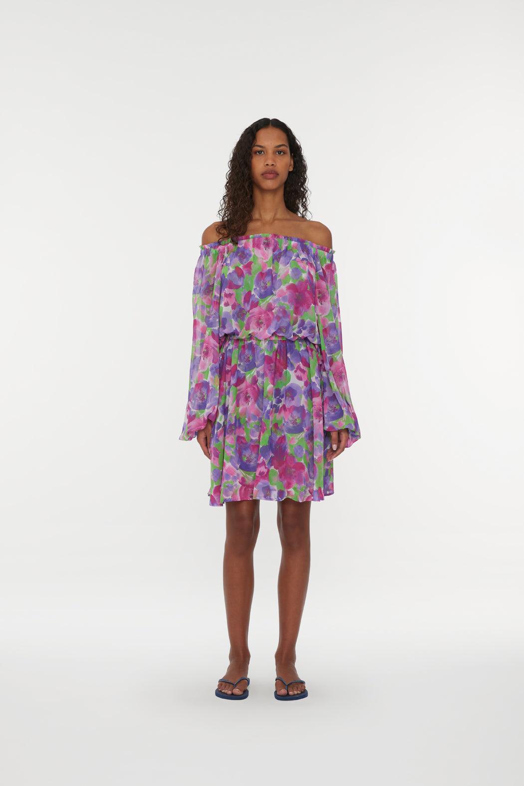 Reina Olga Light Flowy Mini Dress Affare Del Giorno