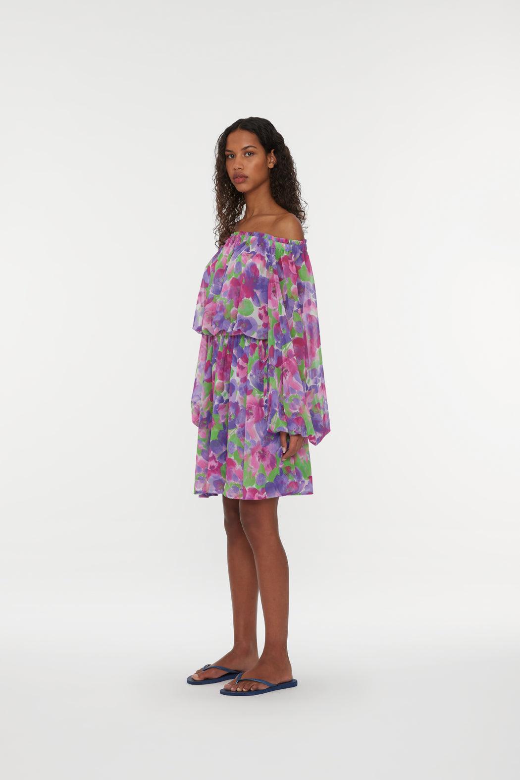 Reina Olga Light Flowy Mini Dress Affare Del Giorno