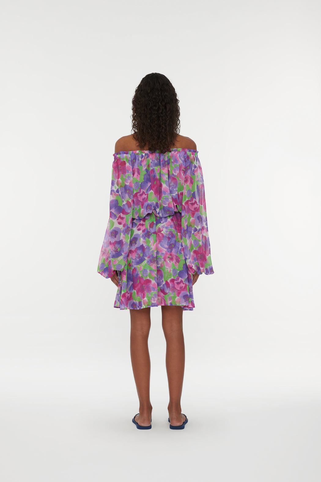 Reina Olga Light Flowy Mini Dress Affare Del Giorno