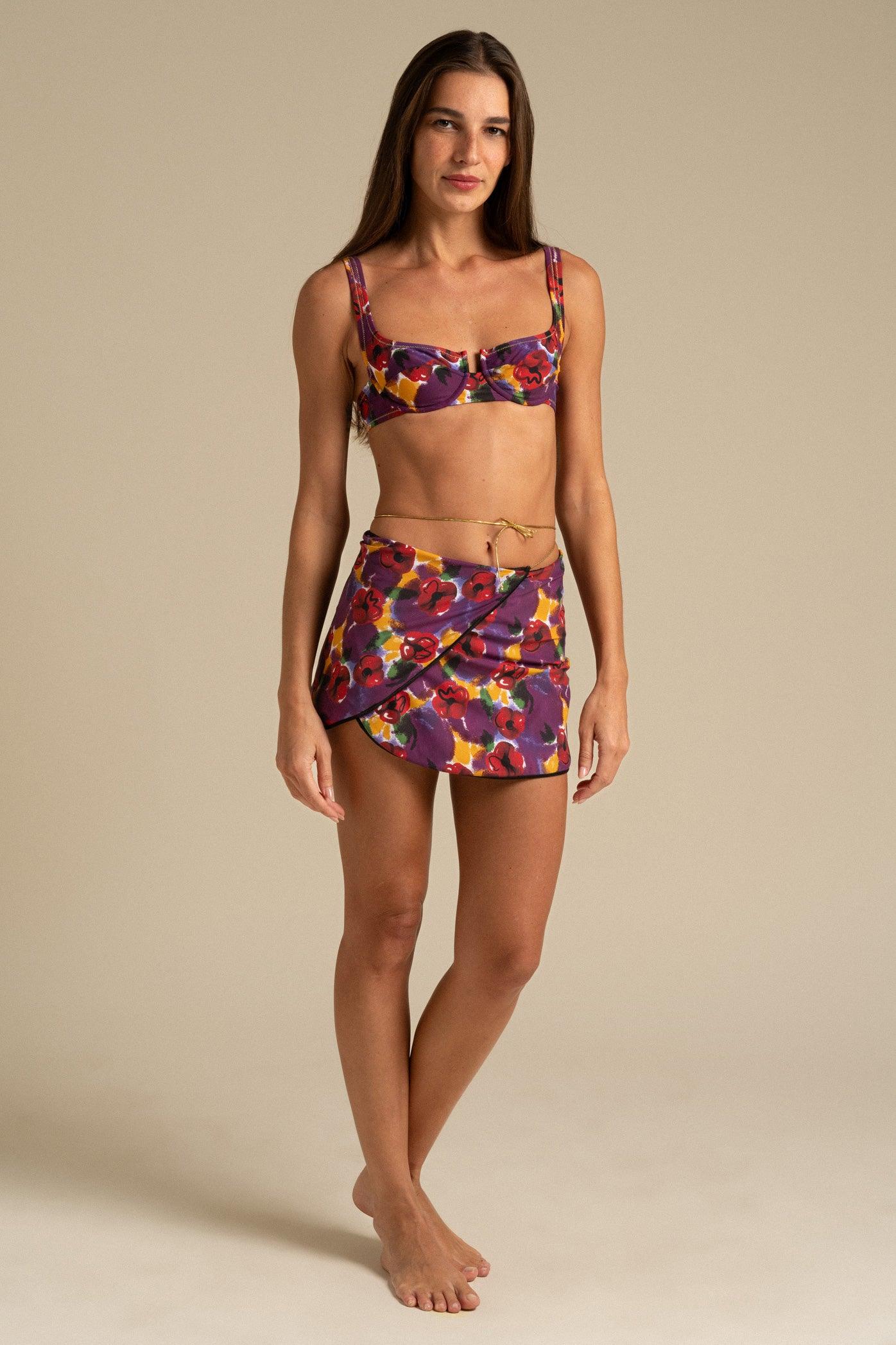 Reina Olga Ciclone Wrap Skirt Moda