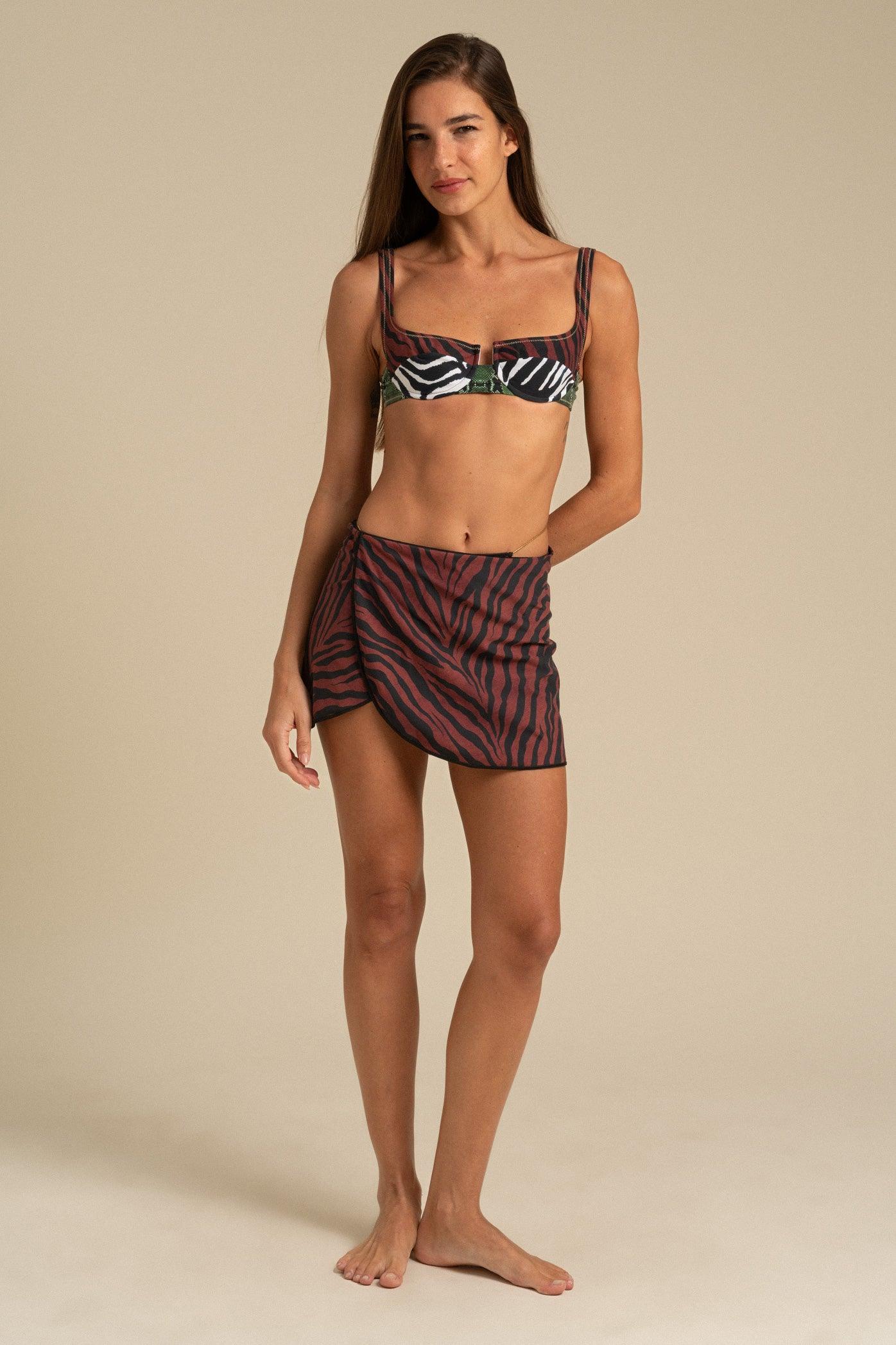 Reina Olga Ciclone Wrap Skirt Italy