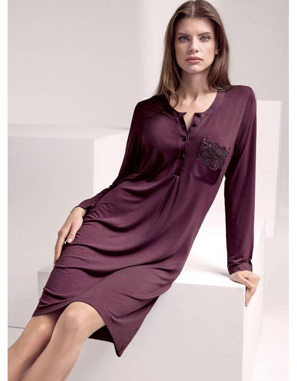Lormar Camicia da notte - Serie SATÈN Moda