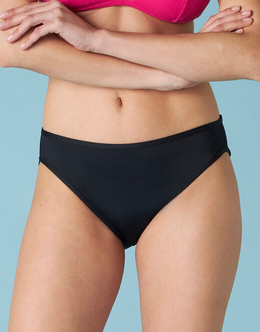 Lovable Slip da spiaggia assorbente per il ciclo flusso medio, Nero Qualità
