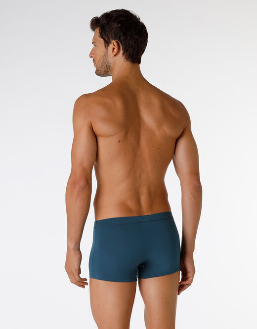 Lovable Boxer Enriched Plain Cotton Modal in cotone e modal, ottanio Sottocosto