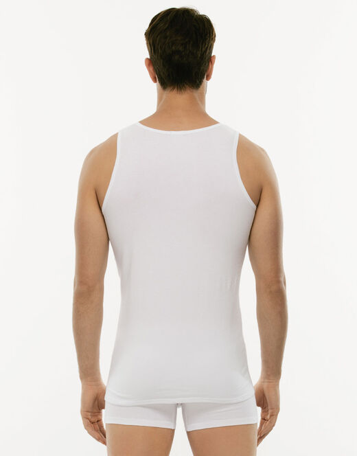 Lovable Canotta Cotton Stretch in cotone elasticizzato, bianco Hotsell