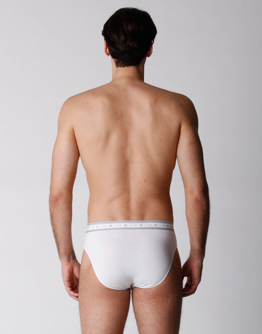 Lovable Slip bipack uomo in cotone biologico, bianco Saldi Di Fabbrica