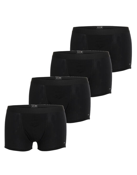 Lovable Boxer in cotone elasticizzato, confezione x4 nero Nuova