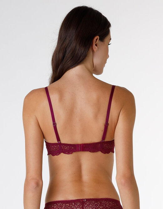 Lovable Reggiseno imbottito con ferretto Exquisite Lace, bordeaux Outlet