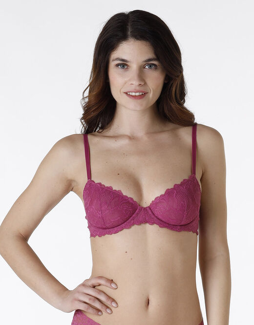 Lovable La Senza - Reggiseno con ferretto Obsession Lace in pizzo, malva I Più Venduti