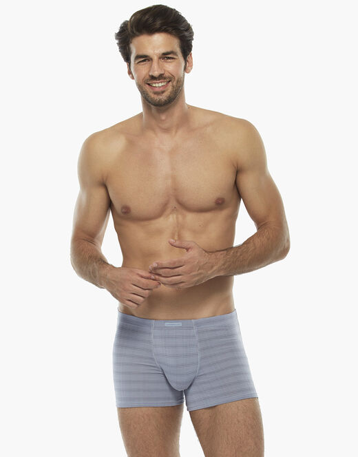 Lovable Boxer uomo in micromodal, grigio chiaro Sconto