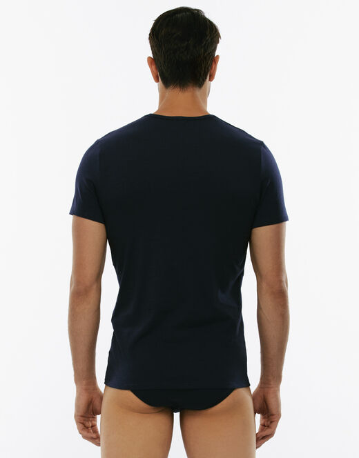 Lovable T-Shirt girocollo Cotton Stretch in cotone elasticizzato, blu Offerta