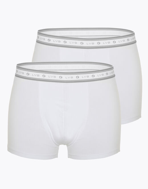 Lovable Boxer bipack uomo in cotone biologico, bianco Vendite Flash