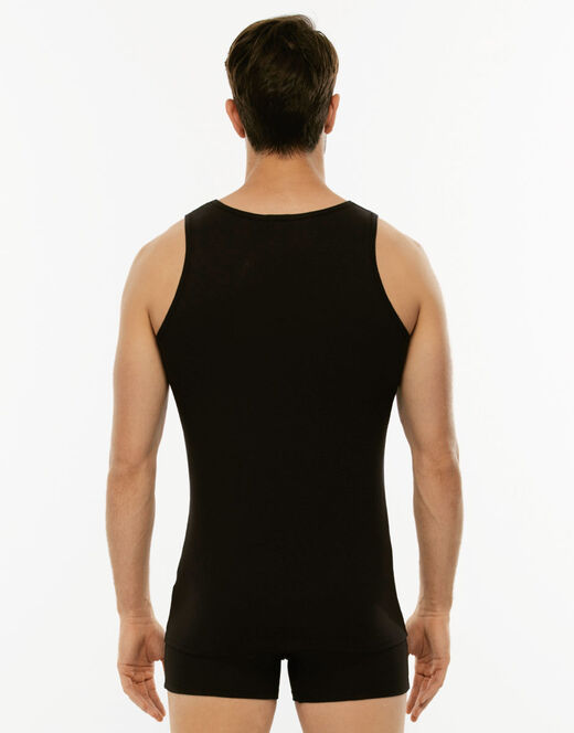 Lovable Canotta Cotton Stretch in cotone elasticizzato, nero In Saldo