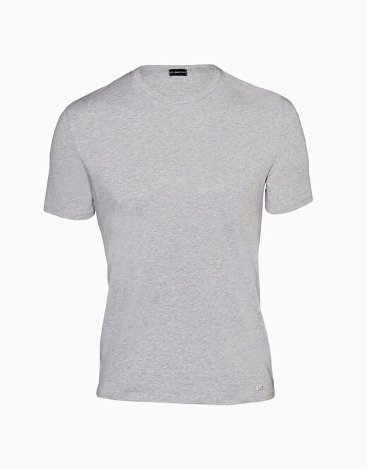Lovable T-shirt girocollo Supima Premium Cotton in cotone elasticizzato, grigio melange Italy