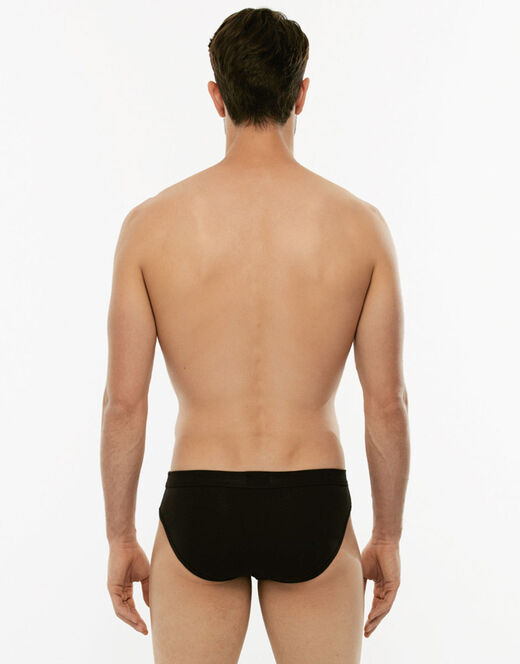 Lovable Slip mini BiPack Cotton Stretch in cotone elasticizzato, nero Nuovo