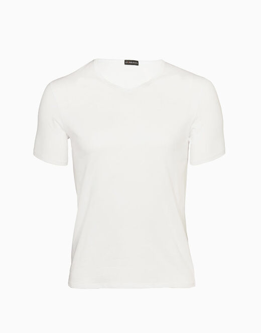 Lovable T-shirt 100% cotone Pure Cotton con scollo a V, bianco Saldi