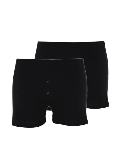 Lovable Boxer parigamba Bipack in 100% cotone Pure Cotton, nero Vendita Calda