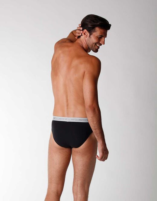 Lovable Bipack slip uomo 3D Evolution in jersey cotone e lycra, nero Vendite Flash
