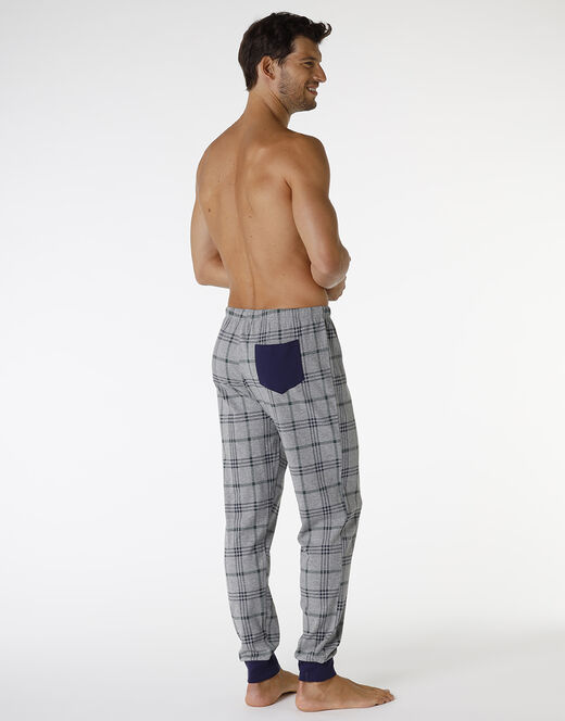 Lovable Pantalone in interlock di cotone, grigio melange stampato Italy