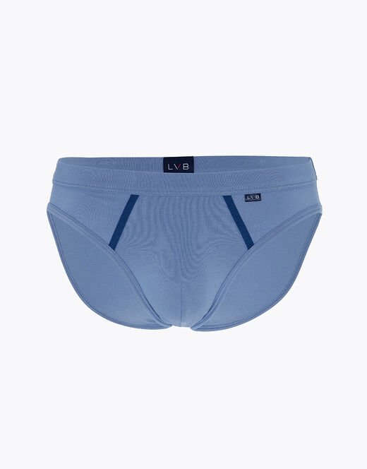 Lovable Slip Enriched Plain Cotton Modal in cotone e modal, azzurro polvere In Linea