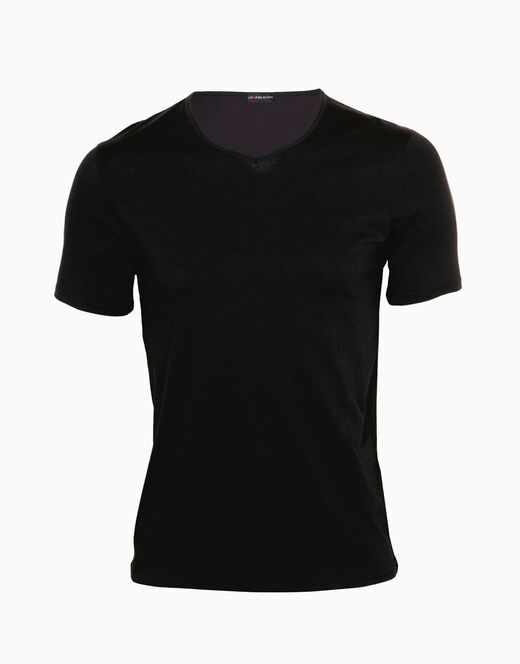 Lovable T-shirt 100% cotone Pure Cotton con scollo a V, nero Soddisfazione Garantita