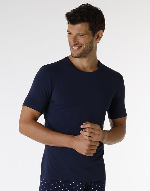 Lovable T-shirt Rephined Cotton Modal, blu navy Qualità Garantita