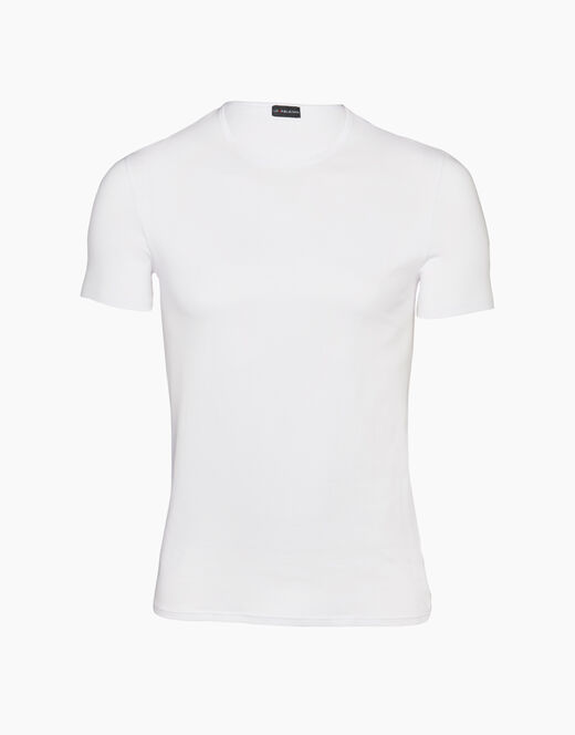 Lovable T-Shirt girocollo Cotton Stretch in cotone elasticizzato, bianco Negozi Online