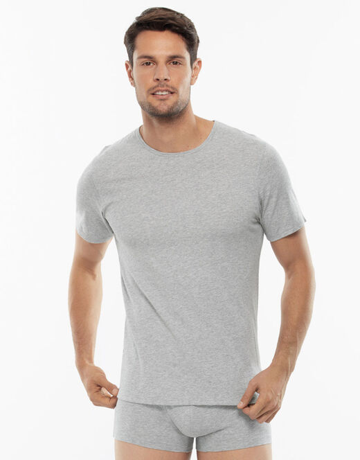 Lovable T-shirt girocollo 100% cotone Pure Cotton, grigio melange Acquista Ora