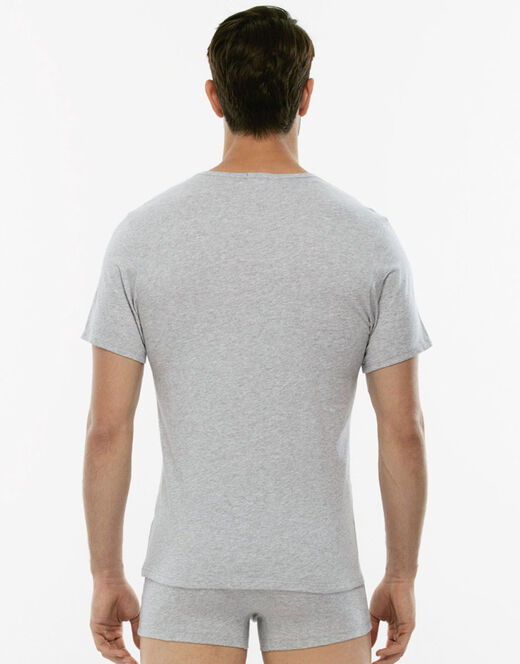 Lovable T-shirt girocollo 100% cotone Pure Cotton, grigio melange Acquista Ora