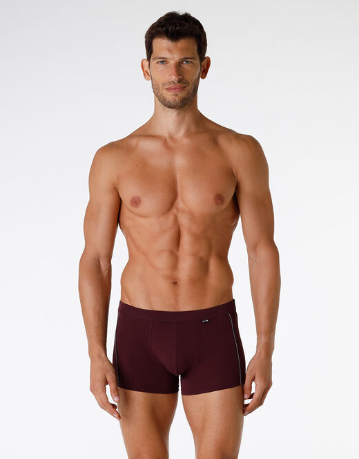 Lovable Boxer in cotone Dynamic Cotton, bordeaux Fino Al -60%
