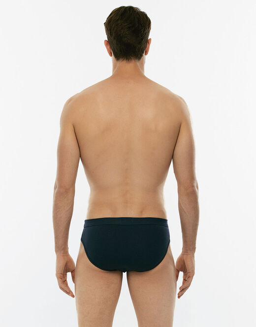 Lovable Slip mini BiPack Cotton Stretch in cotone elasticizzato, blu Officina