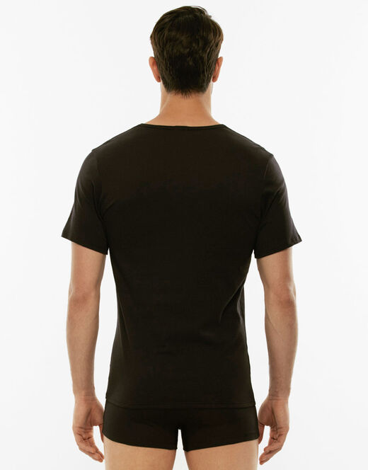 Lovable T-shirt girocollo 100% cotone Pure Cotton, nero Limitato a 3 giorni