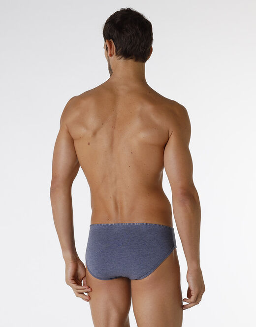 Lovable Slip Rephined Cotton Modal, blu melange Black Friday Prezzi