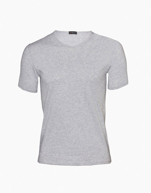 Lovable T-shirt 100% cotone Pure Cotton con scollo a V, grigio melange Duty-free