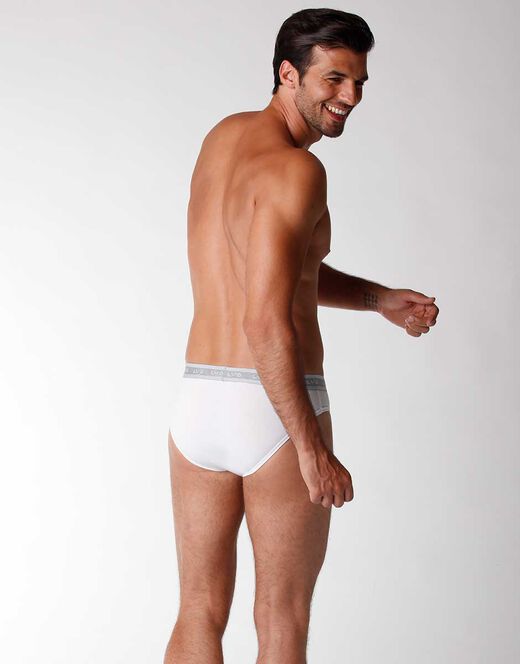 Lovable Bipack slip uomo 3D Evolution in jersey cotone e lycra, bianco Sconti questo mese