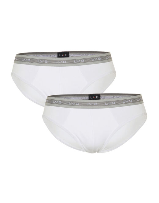 Lovable Bipack slip uomo 3D Evolution in jersey cotone e lycra, bianco Sconti questo mese