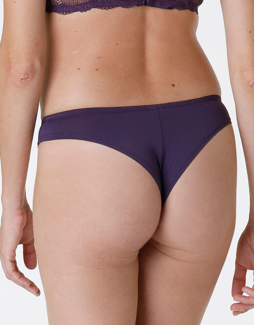 Lovable Brasiliano Pretty Lace in pizzo e microfibra, tornado scuro Vendite Flash