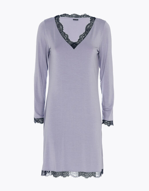 Lovable Camicia da notte in jersey di modal elasticizzato, tornado chiaro Prezzo di fabbrica