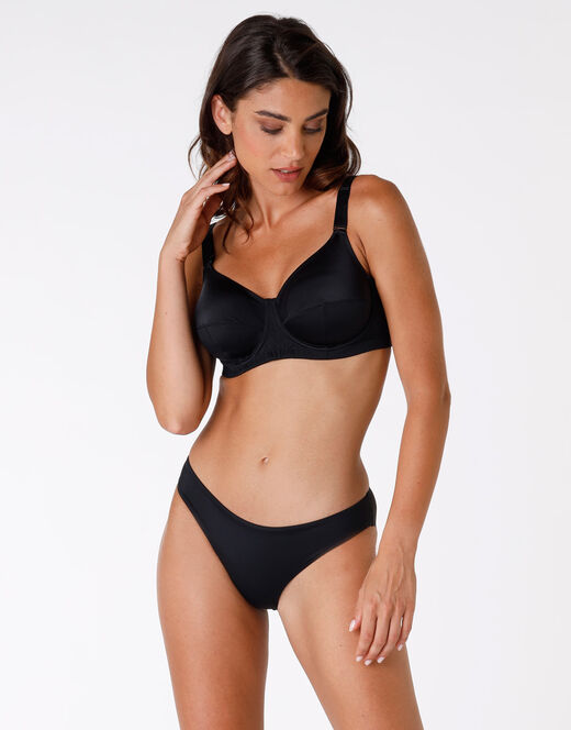 Lovable Reggiseno ferretto senza imbottitura Shaping in microfibra, nero Cyber Monday