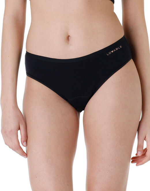 Lovable Slip assorbente lavabile in cotone elasticizzato, nero Offerta Pasqua