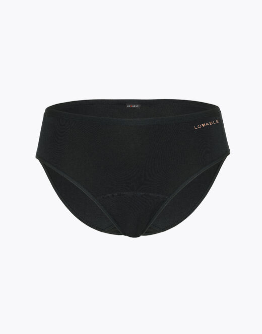 Lovable Slip assorbente lavabile in cotone elasticizzato, nero Offerta Pasqua