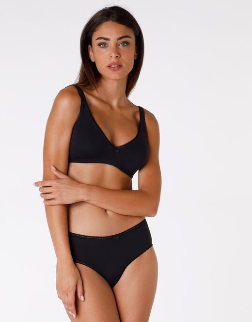 Lovable Reggiseno senza ferretto, My Bio Comfort, in cotone biologico certificato, nero Smaltimento dello stoccaggio