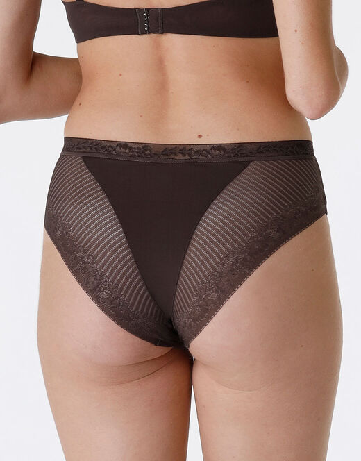 Lovable Slip midi Invisible Exclusive in microfibra, caffè Online Outlet