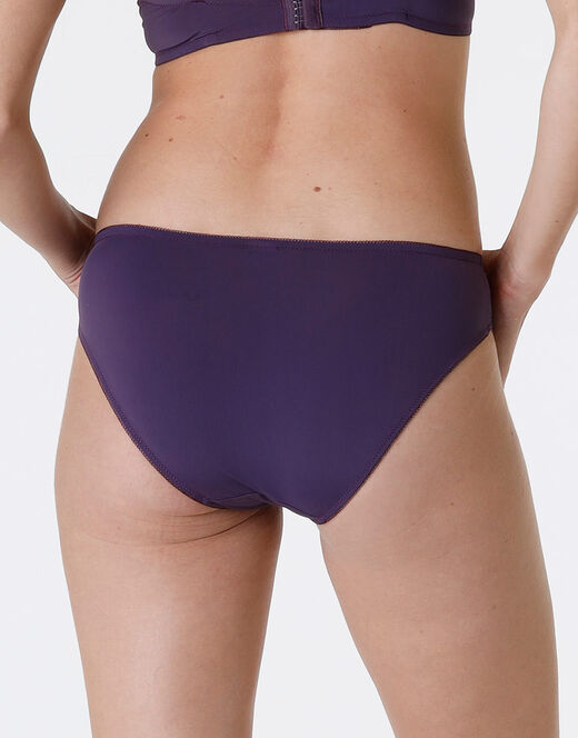 Lovable Slip Pretty Lace in pizzo e microfibra, tornado scuro Ultimi tre giorni