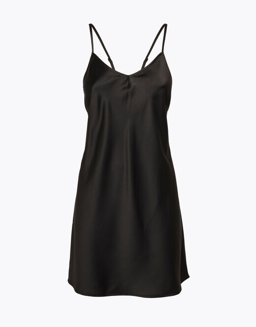 Lovable Sottoveste in satin, nero  Fino al 50% di sconto