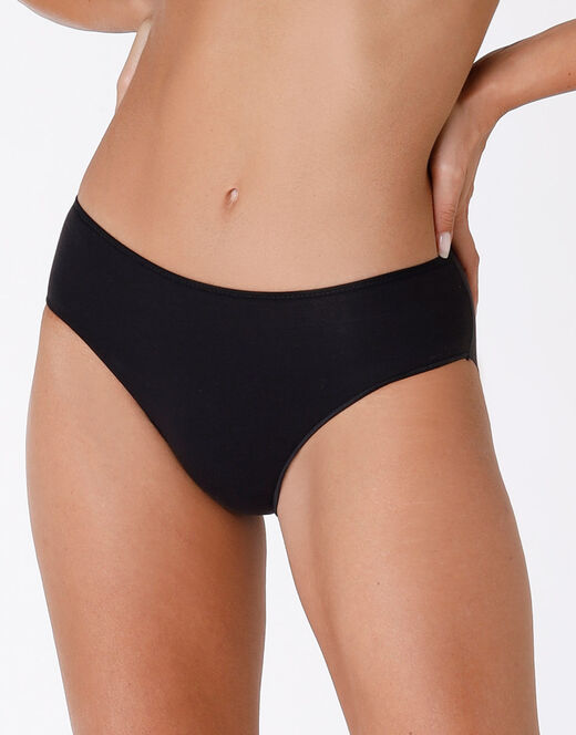 Lovable Slip midi Invisible Cotton nero in cotone. Massima invisibilità In vendita