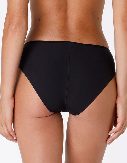 Lovable Slip midi Invisible Cotton nero in cotone. Massima invisibilità In vendita