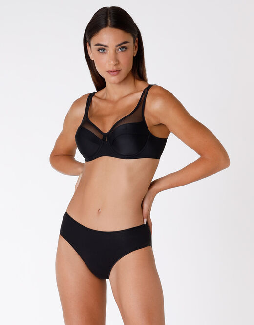 Lovable Slip midi Invisible Cotton nero in cotone. Massima invisibilità In vendita