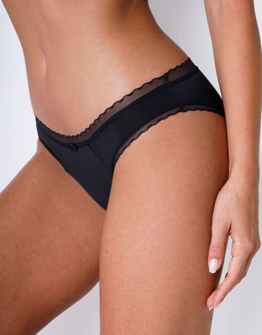 Lovable Slip My Daily Comfort nero in microfibra Prezzo Ridotto