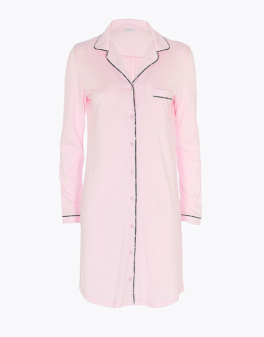 Lovable Camicia da notte in jersey di cotone modal, rosa Spedizione gratuita